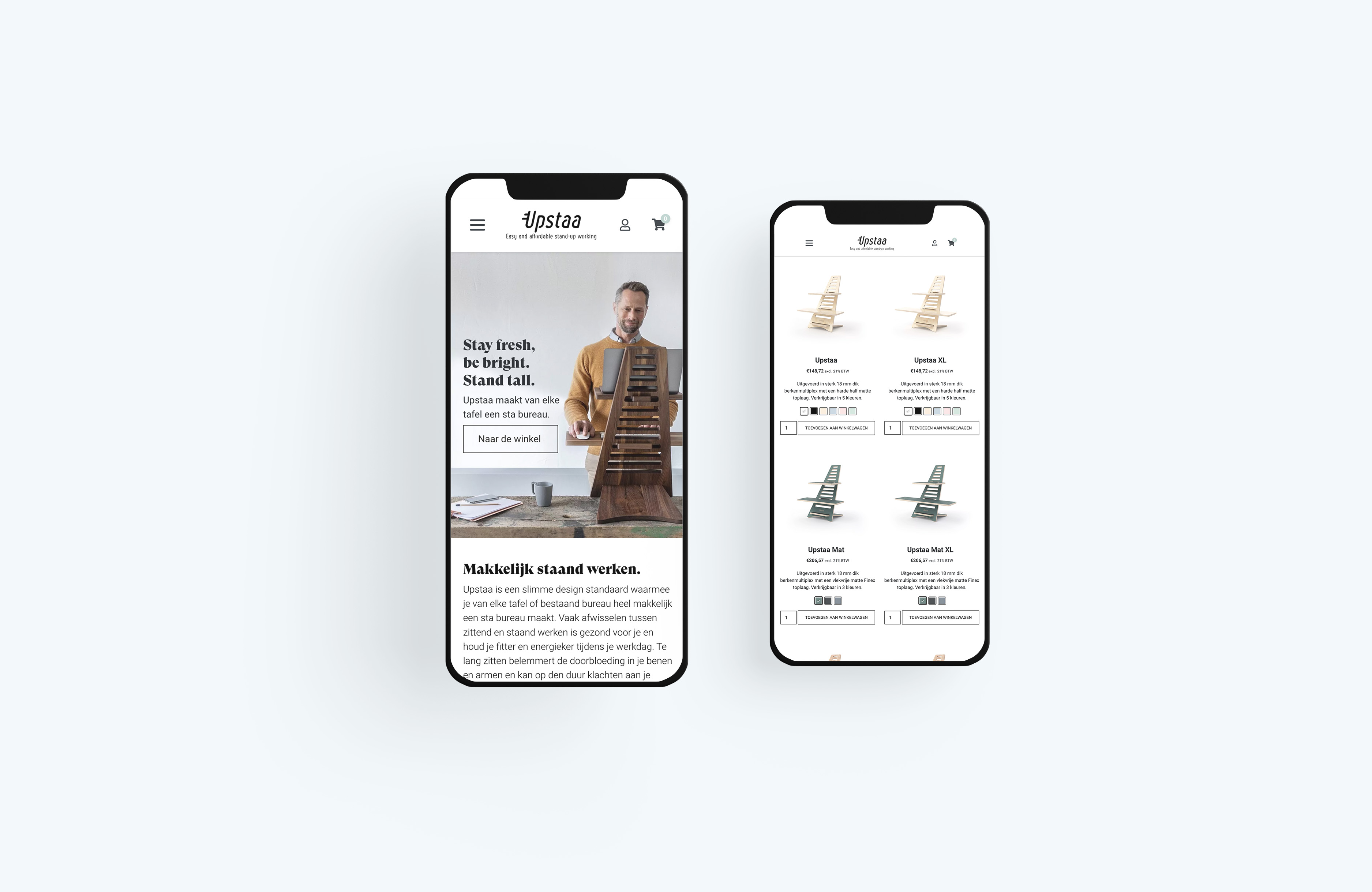 Wordpress-expert-woocommerce-specialist-webdesign-conversie-seo-hosting-Mobiel - Upstaa-homepage - shop