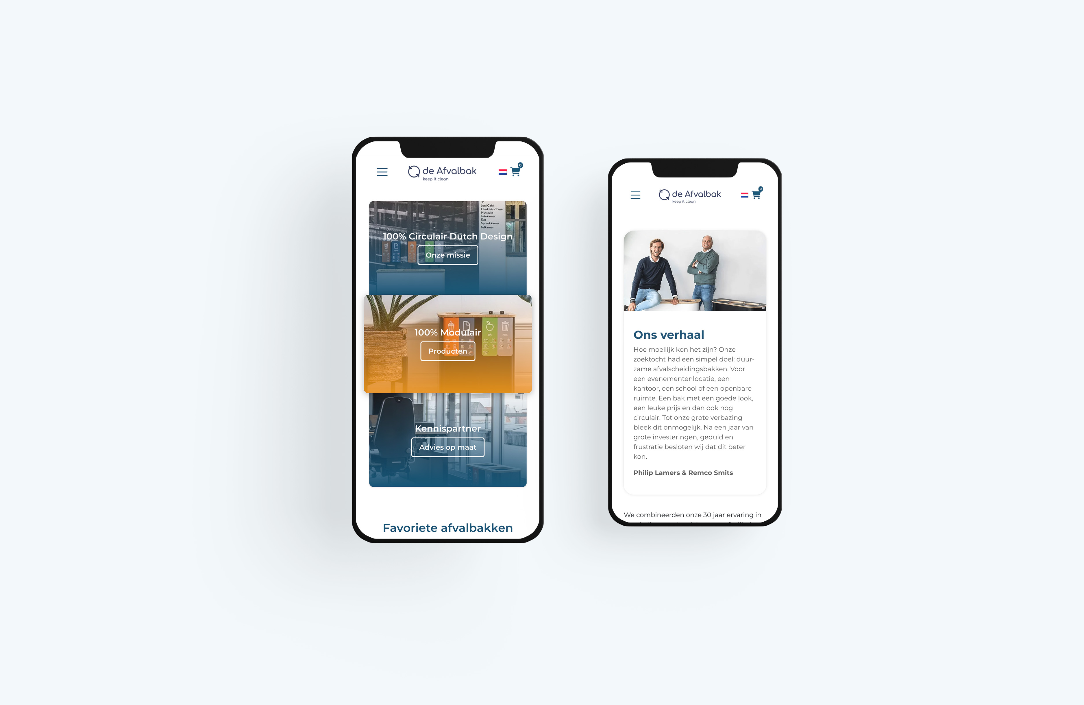 Wordpress-expert-woocommerce-specialist-webdesign-conversie-seo-hosting-De afvalbak-mobiel