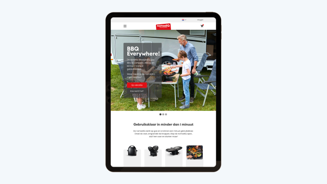 Wordpress-expert-woocommerce-specialist-webdesign-conversie-seo-hosting-Tablet-Nomadiq-homepage