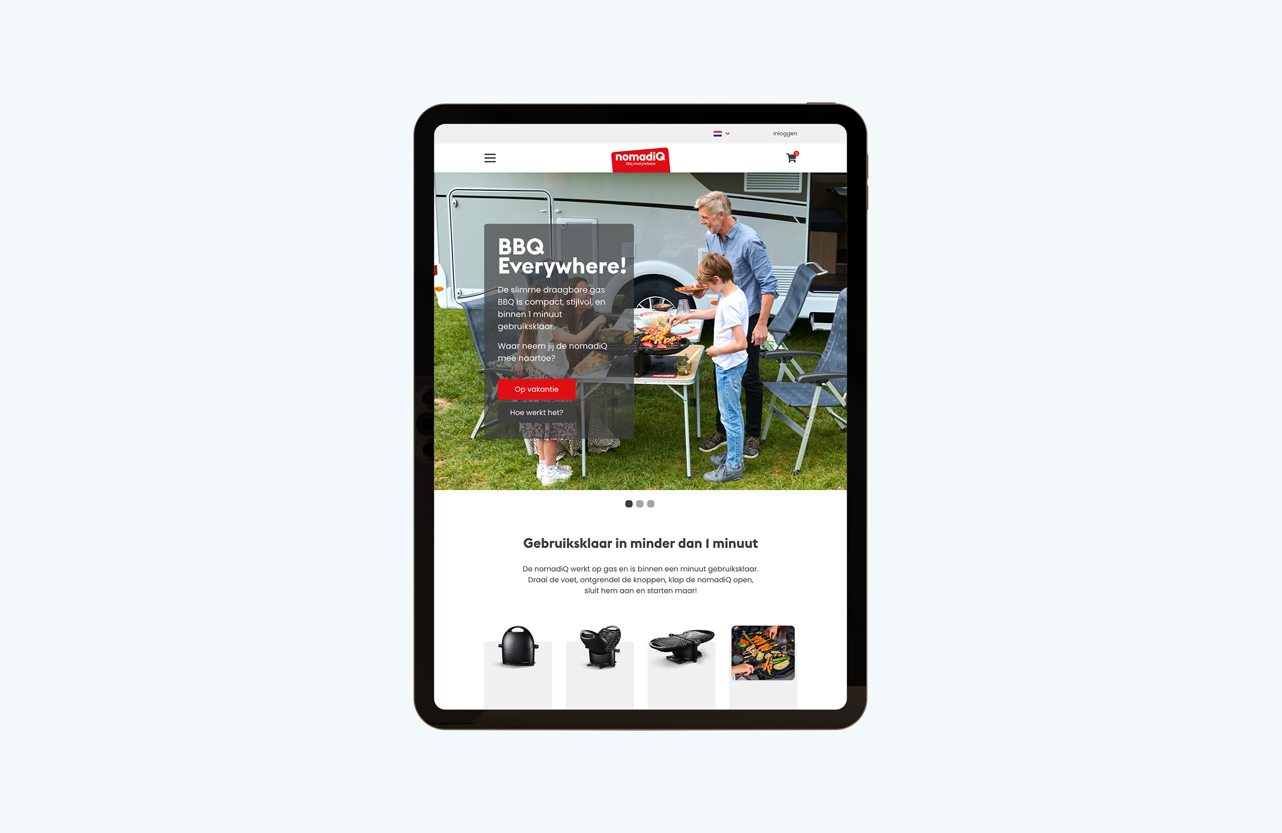 Wordpress-expert-woocommerce-specialist-webdesign-conversie-seo-hosting-Tablet-Nomadiq-homepage